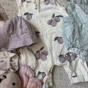 Baby Girl Plum Outfit Collection
